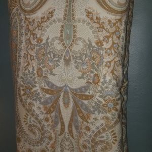 Pottery Barn Paisley Floral Full Queen Duvet
